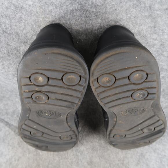 Earth Spirit Shoes Mens 9W Monk Strap Oxfords Comfort Black Leather Hook N Loop main image 7